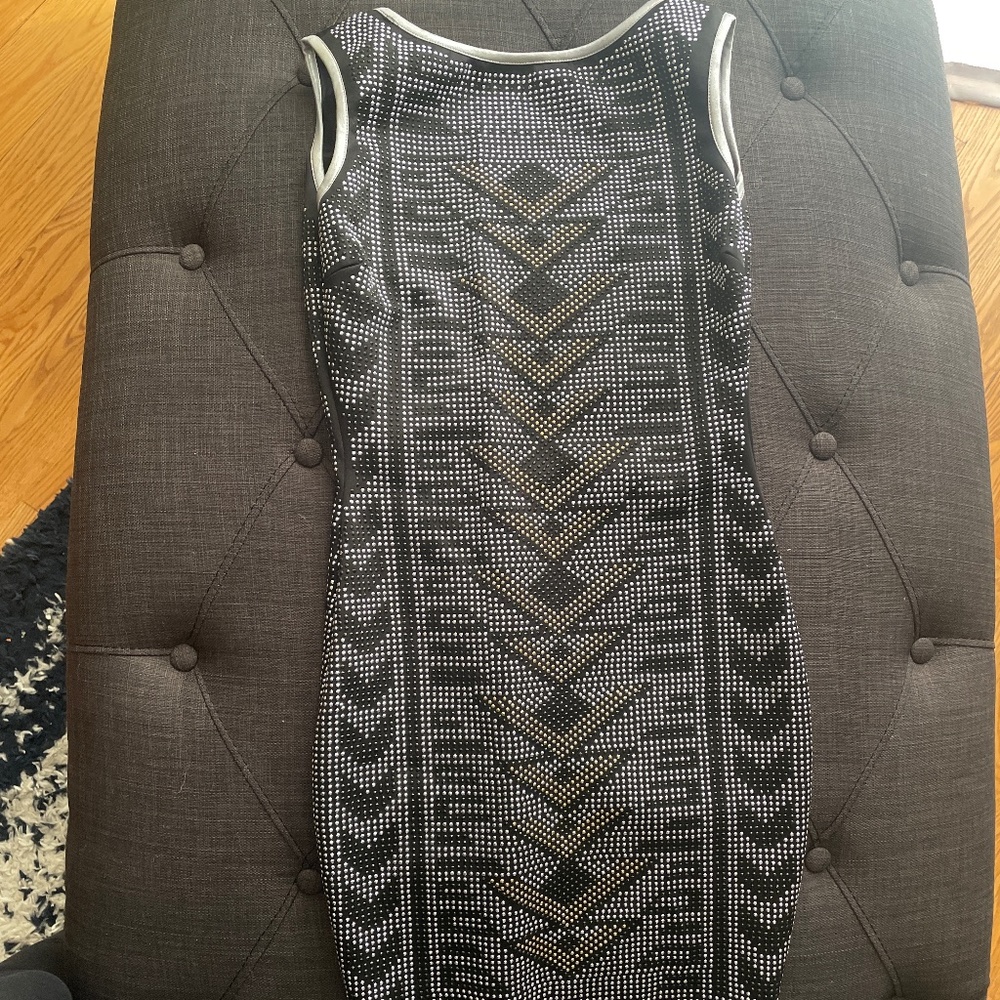 Black beaded dress